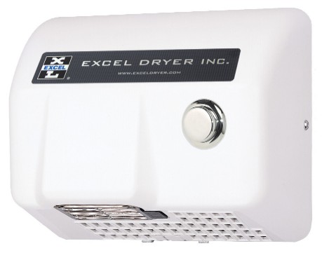 Excel Dryer HOBL Lexan Series Hands On Push Button Surface Mounted Hand Dryer