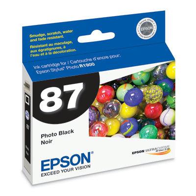Epson America Inc T087120 Photo Black Ink Cartridge R1900