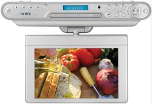 Dvd Cabinets - COBY KTFDVD1093 10.2 UNDER-CABINET LCD With DVD PLAYER And RADIO