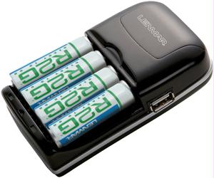 LENMAR R2G804U 4-HOUR CHARGER FOR AA AAA BATTERIES