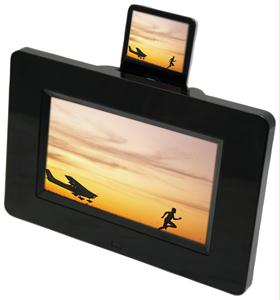 MUSTEK PF-I700 7 LCD IPOD -COMPATIBLE DIGITAL PHOTO FRAME