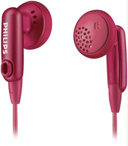 PHILIPS SHE2632 27 IPODR COLOR MATCH IN-EAR HEADPHONES RED