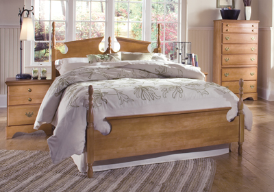 Furniture Headboards - Carolina Furniture Works 157850 Common Sense Salem Maple Panel Headboard Full Or Queen