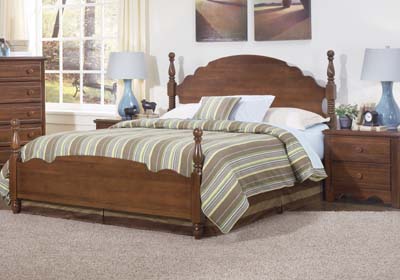 Furniture Headboards - Carolina Furniture Works 317830 Carolina Crossroads Panel Headboard Twin