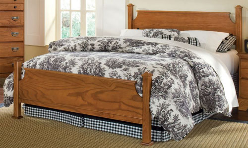Furniture Headboards - Carolina Furniture Works 387240 Creek Side Panel Headboard Full