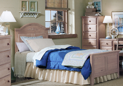 Furniture Headboards - Carolina Furniture Works 407830 American Harvest Panel Headboard Twin