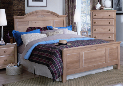 Furniture Headboards - Carolina Furniture Works 407850 American Harvest Panel Headboard Full Or Queen