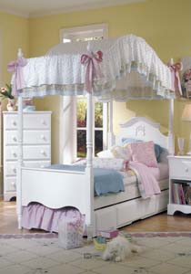 Furniture Headboards - Carolina Furniture Works 417130 Carolina Cottage Princess Headboard Twin