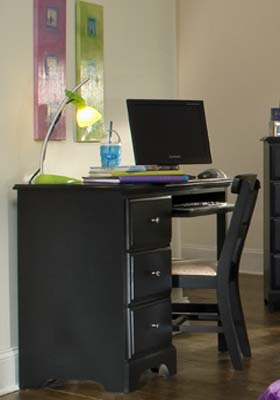 Desks - Carolina Furniture Works 431300 Midnight Computer Desk