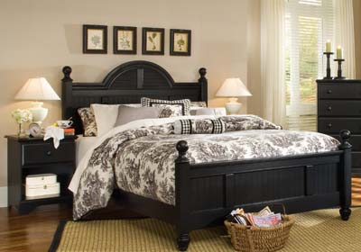 Carolina Furniture Works 437850 Midnight Cottage Headboard Full Or Queen