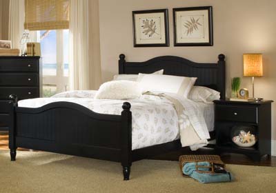 Furniture Headboards - Carolina Furniture Works 437940 Midnight Cottage Headboard Full