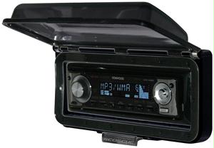 Acm3 Off-Road Vehicle Boat Stereo Weather Shield Black