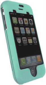 TEKKEON PT1505 HARD CASE with SOFT TOUCH FOR IPHONETM METALLIC AQUA