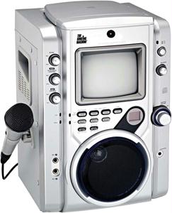 Karaoke Machine - THE SINGING MACHINE STVG-520 TOP-LOAD CDG KARAOKE SYSTEM With BUILT-IN VIDEO CAMERA And 5.5 MONITOR