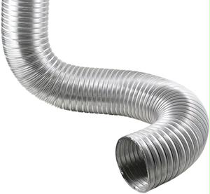 A048 9 Semi-Rigid Flexible Aluminum Duct 4 dia x 8-ft