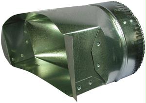 UBS Products DGT36 6" Galvanized Round Transition UBS Products DGT36 6" Galvanized Round Transition