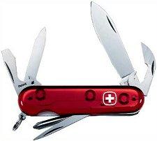 UPC 029621161501 product image for Wenger Translucent Highlander Swiss Army Knife Fire Red | upcitemdb.com
