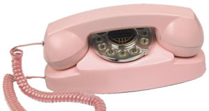 Golden Eagle GOLGEE5438PK Princess Phone PINK