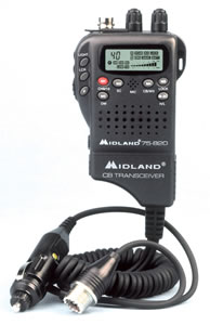 MIDLAND RADIO MID75822 Handheld Mobile CB with Adapter