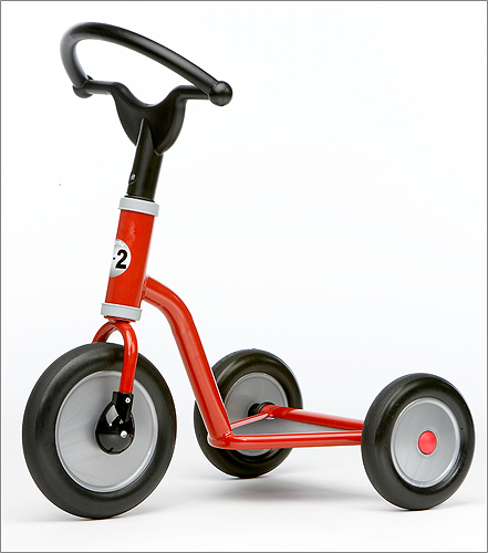 Mini Scooter - Italtrike 9505 Mini Scooter X Base - Red