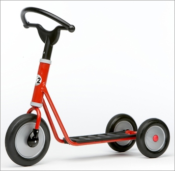 Mini Scooter - Italtrike 9506 Mini Scooter Long Base - Red