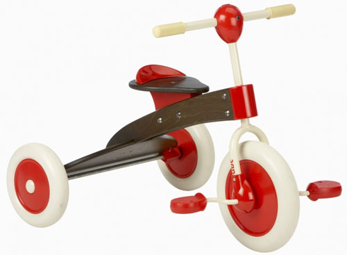 Italtrike 0023 ABC Chocolate Wooden Tricycle - Triciclino