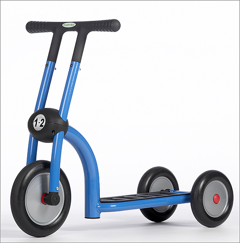 Scooter Wheels - Italtrike 100-04 Blue Pilot 100 Scooter 3 Wheels