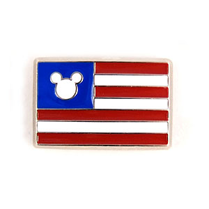 Foyo DSC1034 Mickey Usa Flag Shoe Charm