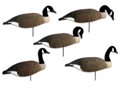 Higdon Decoys 76611 Orig. Stackable Full Body - Speck - 6 Pack