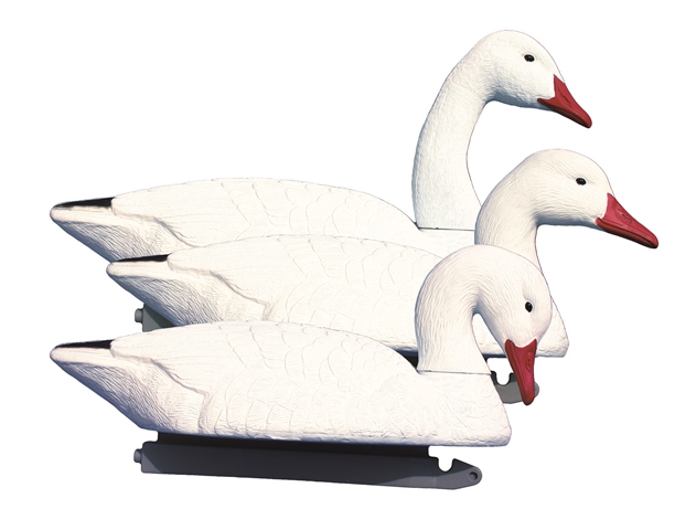 Higdon Decoys 77128 Standard Size Goose Floater - Snow - 4 Pack
