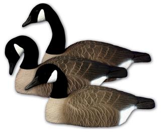Higdon Decoys 77641 Standard Size Half Shell Goose - Snow - 6 Pack