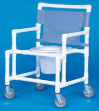 Scc9250 Os Shower Chair Commode With Round Seat