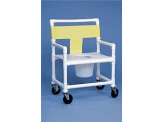 Scc250 Os Fs Shower Chair Commode With Flat Seat