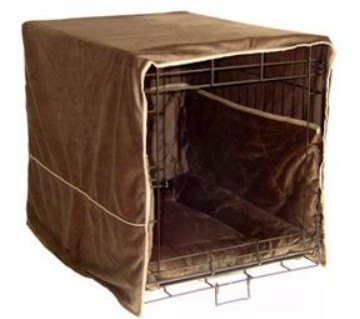 Pet Dreams Products 38501 Side Door Dog Crate Cover- Small Denim dog crates