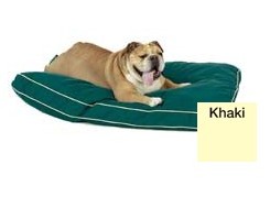 Pet Beds - Pet Dreams 34123 Classic Gusset Bed - Fits 36 Inch Crate - Khaki