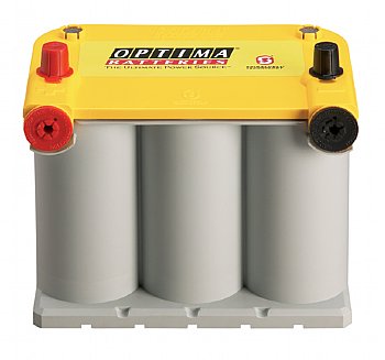 Optima Batteries D75-25 650 CCA OPTIMA YellowTop Performance Car Battery [replaces most batteries]