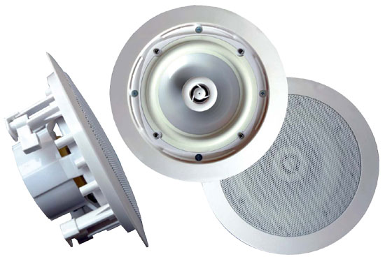 Sound Around PWRC81 8 Inch Two Way In Ceiling Stereo Speaker Water Proof Sound Around PWRC81 8 Inch Two Way In Ceiling Stereo Speaker Water Proof