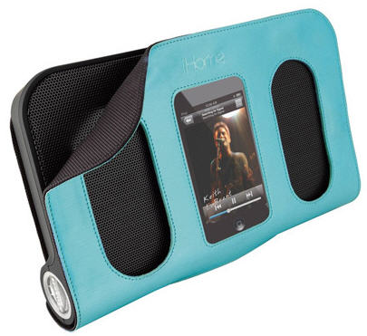Sdi Technologies IHM8BL Portable Stereo Speaker Case for iPhone, iPod or any MP3 Player