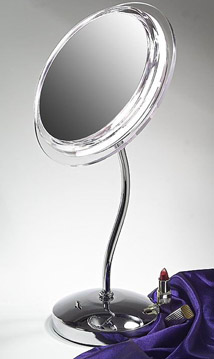 Zadro SL36 Surround Light Pedestal 6X Magnifying Mirror - Chrome