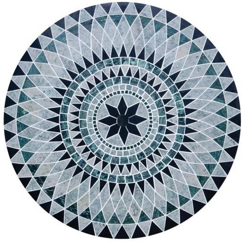 Bistro Tables - Alfresco Home 21-0417 Star Julip 30 Inch Round Bistro Table Top