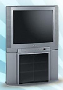 Ameriwood ST3243GUS Silver Toshiba TV Stand 32 Inch Silver