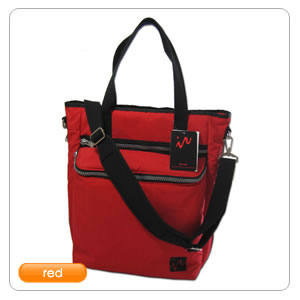 Ice Red Designs IR829-RD Sirocco Urban Laptop Tote Bag - Red