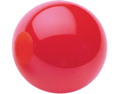 Snooker Cue - Cue And Case ALRB Aramith 2.25 Inch Solid Red Replacement Ball For American Snooker