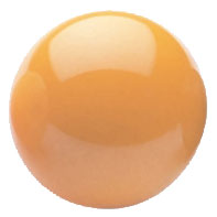 Snooker Cue - Cue And Case AYB Aramith 2.25 Inch Solid Yellow Replacement Ball For American Snooker
