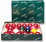 Snooker Cue - Cue And Case SS21-8 Aramith Premier British Style Snooker Set