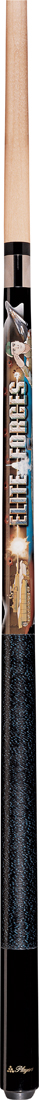 52 Pool Cue - Cue And Case Y-B02-52K Youth Series Elite Forces Pool Cue For Boys - 52 Inch