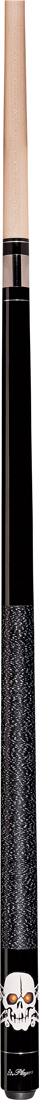 52 Pool Cue - Cue And Case Y-B03-52K Youth Series Sk8ter Skull Pool Cue For Boys - 52 Inch