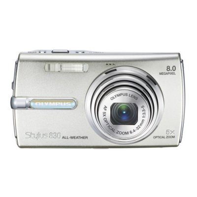 Olympus Digital Cameras - Olympus STYLUS 830 SLV 8MP Digital Camera With Dual Image Stabilized 5x Optical Zoom - Silver