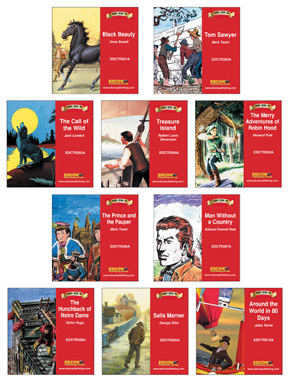 Edcon Publishing EDCTR200A Bring the Classics to Life AudioBook CDs  Set of 10  