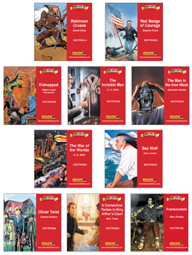 Edcon Publishing EDCTR300A Bring the Classics to Life AudioBook CDs  Set of 10  